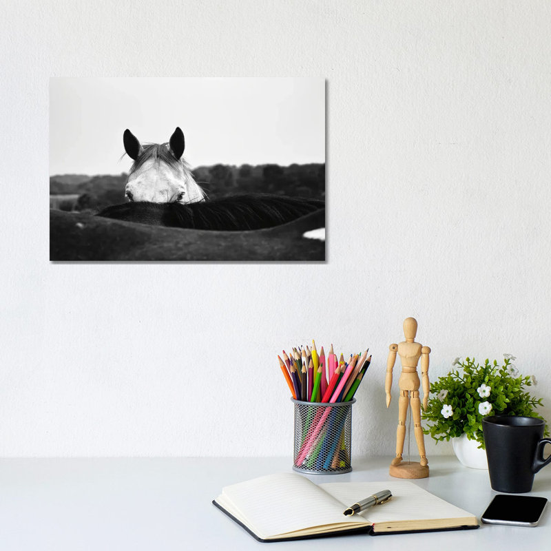 Flirt by Aledanda - Wrapped Canvas Print, 20.32 cm H x 30.48 cm W