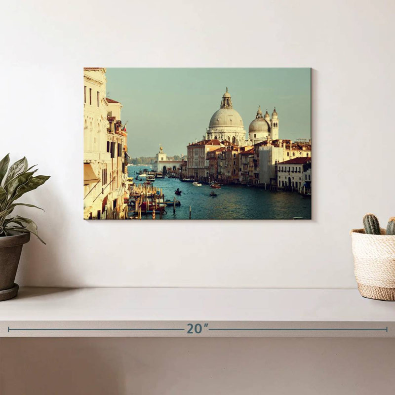 Ravi Grand Canal à Venise, H 8 po x l 12 po