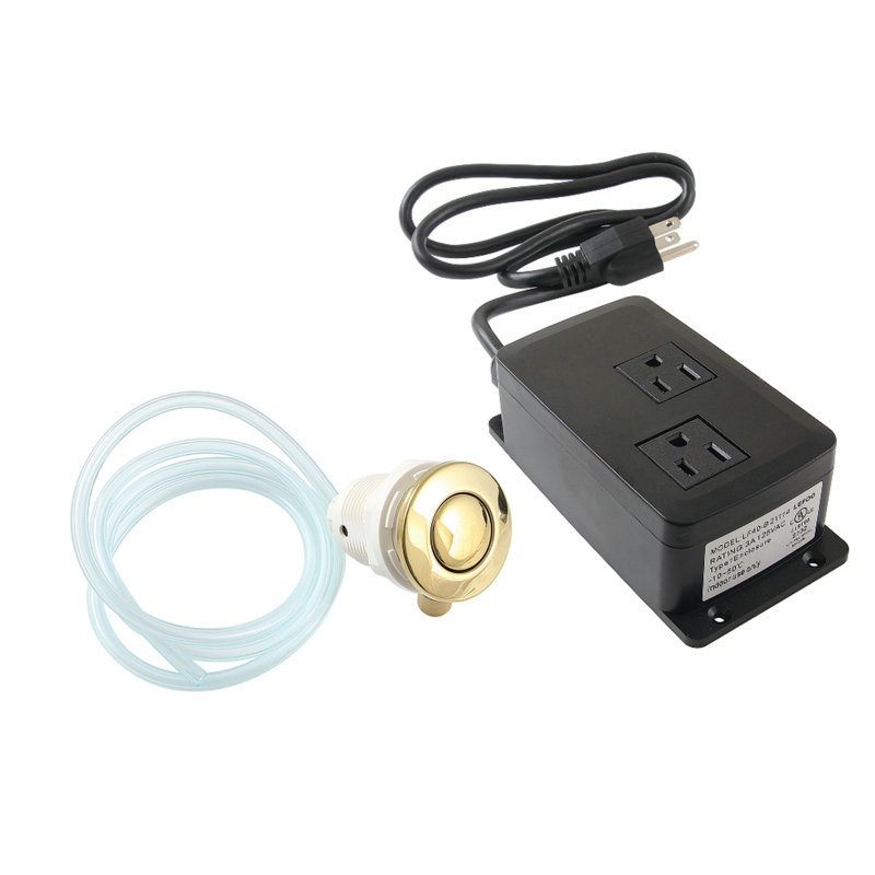 Kingston Brass Trimscape Dual Outlet Garbage Disposal Air Switch Kit