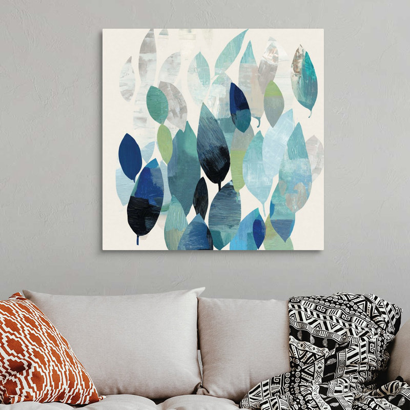 Leaf Mural I - reproduction d'art sur toile, Toile tendue, H 36 po x l 36 po x P 1,25 po