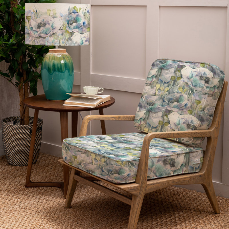 Idris Upholstered Linen and Cotton Club Chair