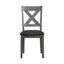 Chaise d'appoint à dossier en croix Lashbrook-57195137