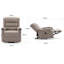 Evola 83cm Wide Lift Assist Standard Recliner-1386403979