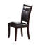 Chaise d'appoint Donelson en brun foncé
