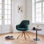 Velvet Swivel Accent Chair-1825405946