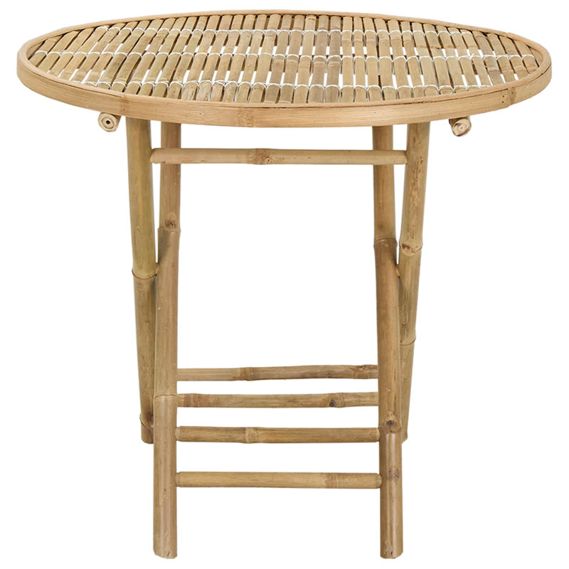 Round Folding Outdoor Dining Table , 80cm W 80cm D