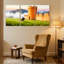 Ensemble de 3 reproductions d'art sur toile Mid-Century-799036543