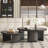 Solid wood simple multi-functional tea table-106814825