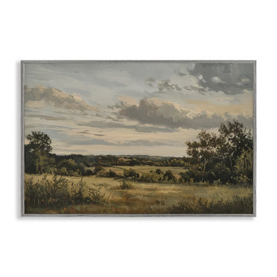 Evening Light Countryside Framed Giclee, design by LSR Creative Studio