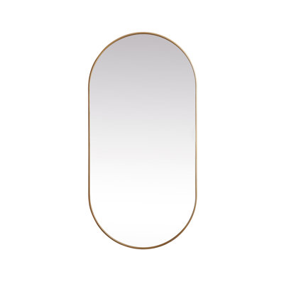 Elington Metal Oval Mirror