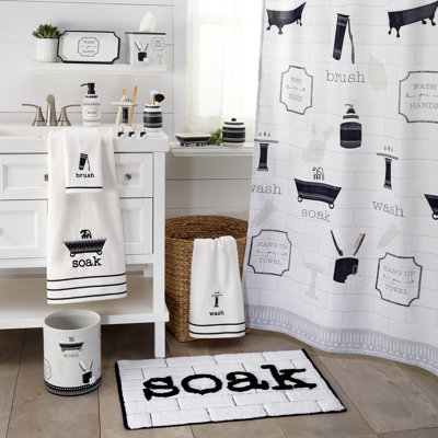 Bath Icons Toothbrush Holder