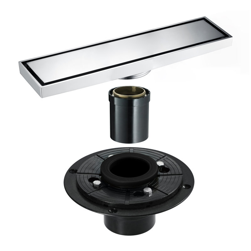 12'' W Tile-In, Chrome