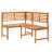  Bistro Set Brown Solid Acacia Wood