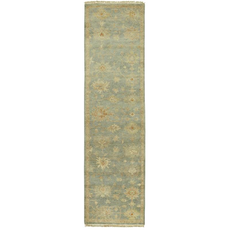 Wool Oriental Area Rug, Runner 2'6" x 12'