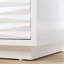 Table de chevet 2 tiroirs Zaire en blanc