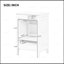Meuble-lavabo de 20 po avec porte gauche-657085790