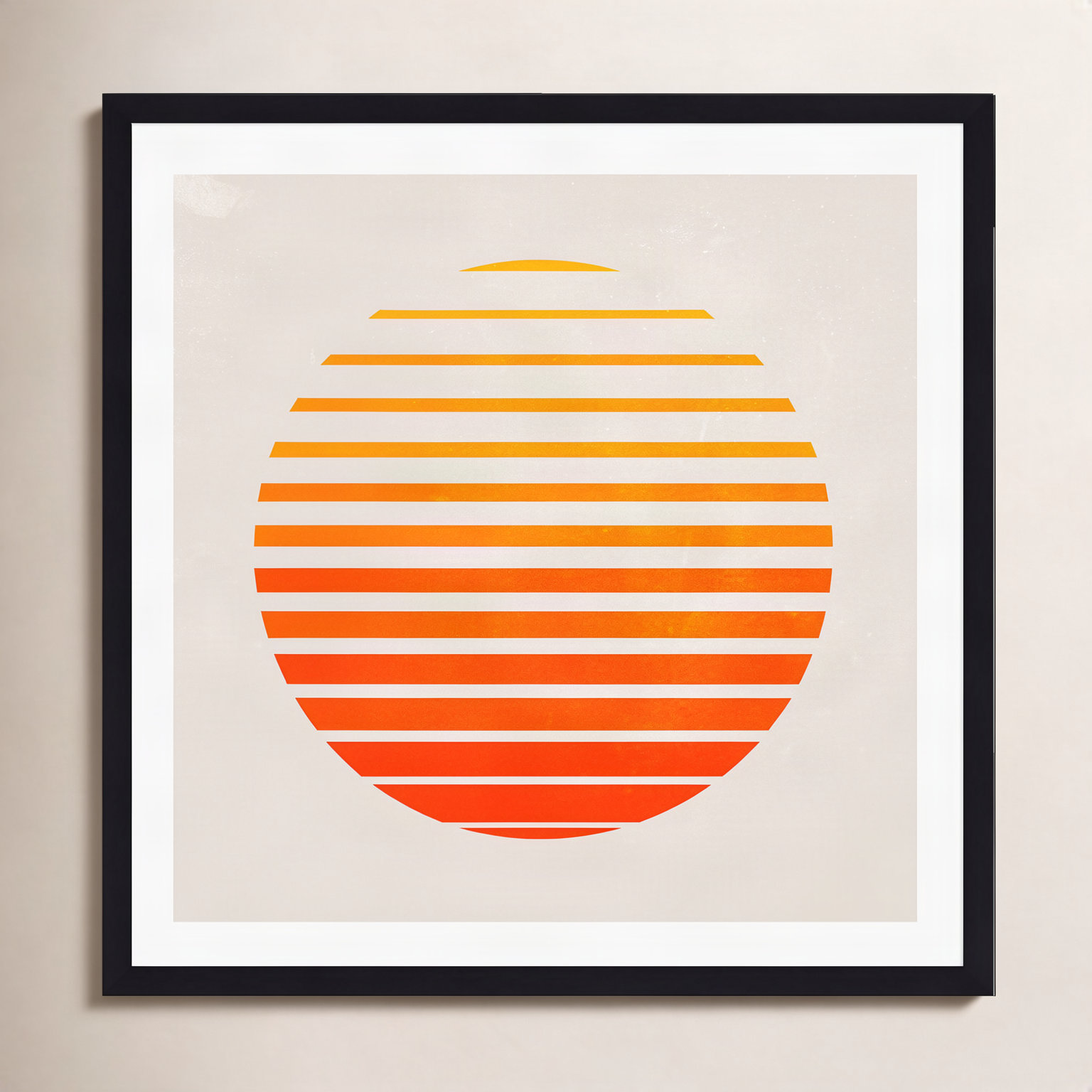 Twilly "Springs 3 Rising Sun Edit" Print, No, Gold Floater Framed, 12" H x 12" W x 2" D