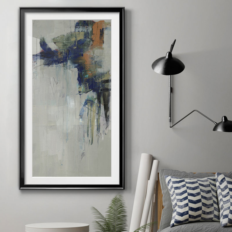 Traction I - reproduction encadrée de qualité supérieure - prête à être accrochée, Cadre noir, H 42,5 po x l 22,5 po x P 1 po