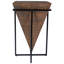 Gulnaria Wood & Metal Side Table