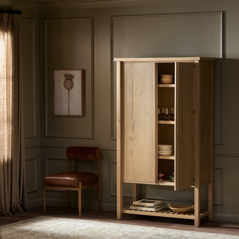 Dalton Cabinet-Aged Natural Oak, Aged Natural Oak