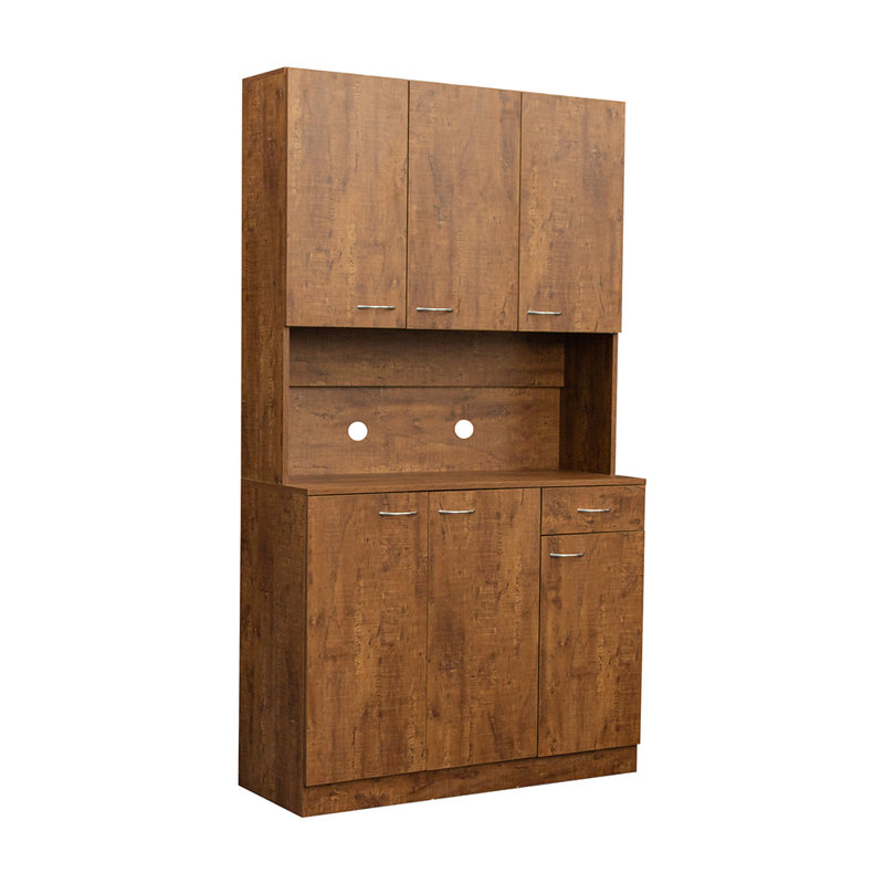 Pinar 39.37" W Closet System Reach-In Sets, Brown