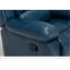Charlotte Navy Blue Leather Gel Recliner