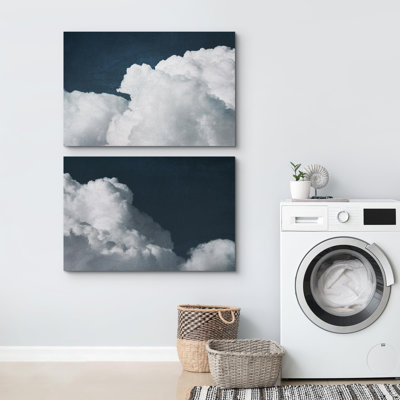 Cumulus Dreams, bleu ciel, nuages, 2 pièces