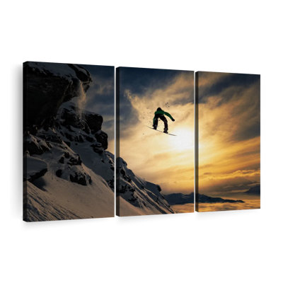 «Extreme Snowboard Jump», 3 pièces