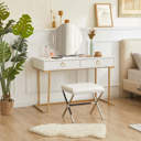 Kelly Clarkson Home Pollman Iron Vanity Stool & Reviews - Wayfair Canada