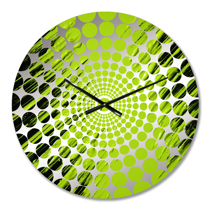 Horloge murale Southside - Collages abstraits, Petit