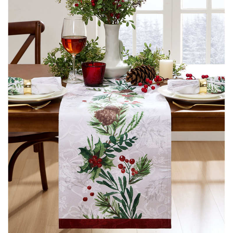 Chemin de table Holly Berry Flourish