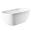 Baignoire de trempage autoportante en acrylique 63 po x 30 po