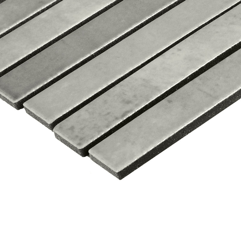 Daltile Miramo 1" x 6" Ceramic Straight Joint Wall Mosaic (10 PCS Per Carton) (8.30 SQFT Per Carton), Oyster