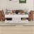 47.2 Inch Coffee Table with LED Lights, Modern High-Gloss Open Shelf Design, 2-Tier Floating Center Table with Illumination, Large LED Coffee Table for Living Room(White)-1834053543