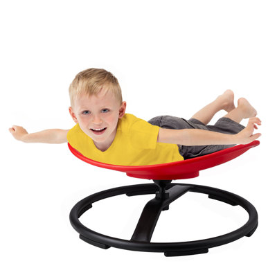 Kids Swivel Chair, 220 LBS Capacity, Sensory Spinning Chair, Autistic Kids Sensory Toy Chair with Non-Slip Metal Base, Toddler Sit and Spin Chair for Coordination Balance Focus Training