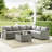 Leandra 6 - Person Patio Conversation Set with Cushions-1317091174