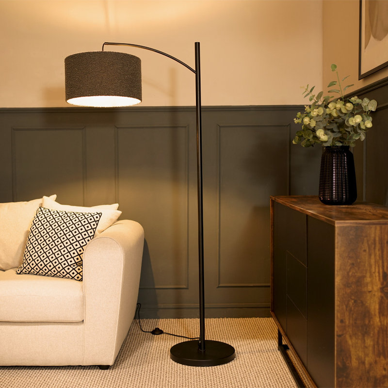 157.5cm Floor Lamp, Charcoal
