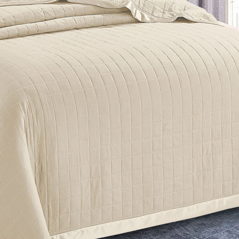 Gaila Bedspread, 240 W x 250 cm, Beige