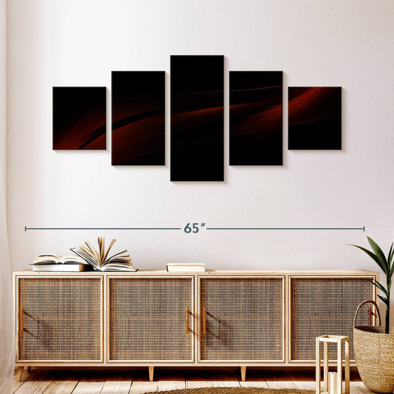 Black Glazer, 24" H x 55" W