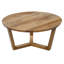Table basse ronde en bois de manguier 30 pouces Nina