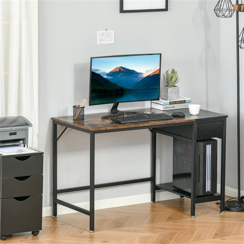 Marronnier Metal Base Computer Desk