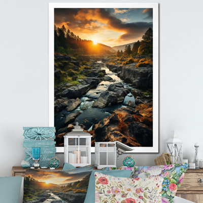 " Sunset In West Virginia Landscape "