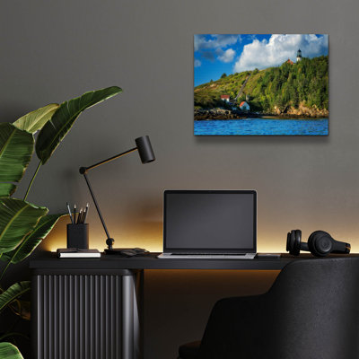 Highland Dunes 'Seguin Light' by Rick Berk Acrylic Glass Wall Art