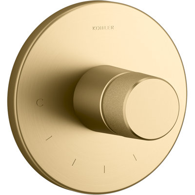 Garniture de soupape thermostatique avec poignée en composants