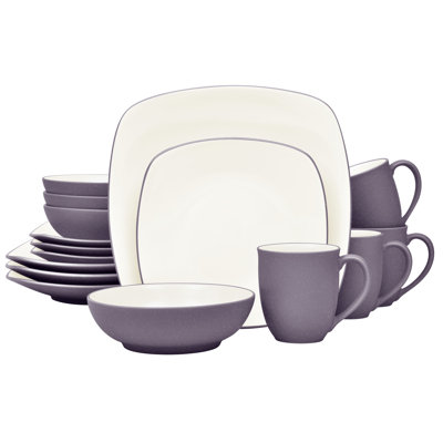 Service de table carré 16 pièces Noritake Colorwave, service pour 4