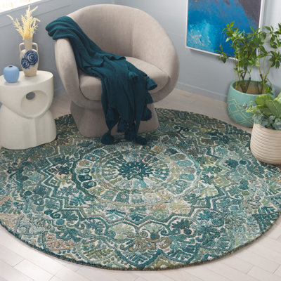 Loura Hand Tufted Performance Floral Rug