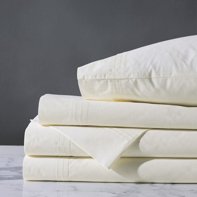 Vail Sheet Set, Queen, Ivory
