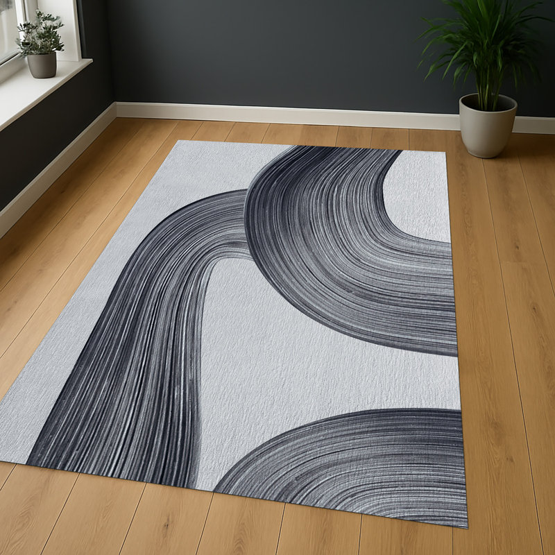 Abstract Area Rug, Rectangle 140 x 200 cm