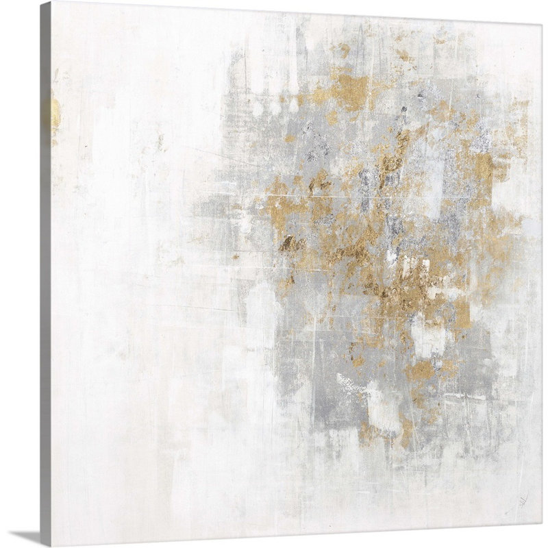 «Cali Gold II» par Joshua Schicker, reproduction sur toile, H 36 po x l 36 po x P 1,25 po, Toile tendue