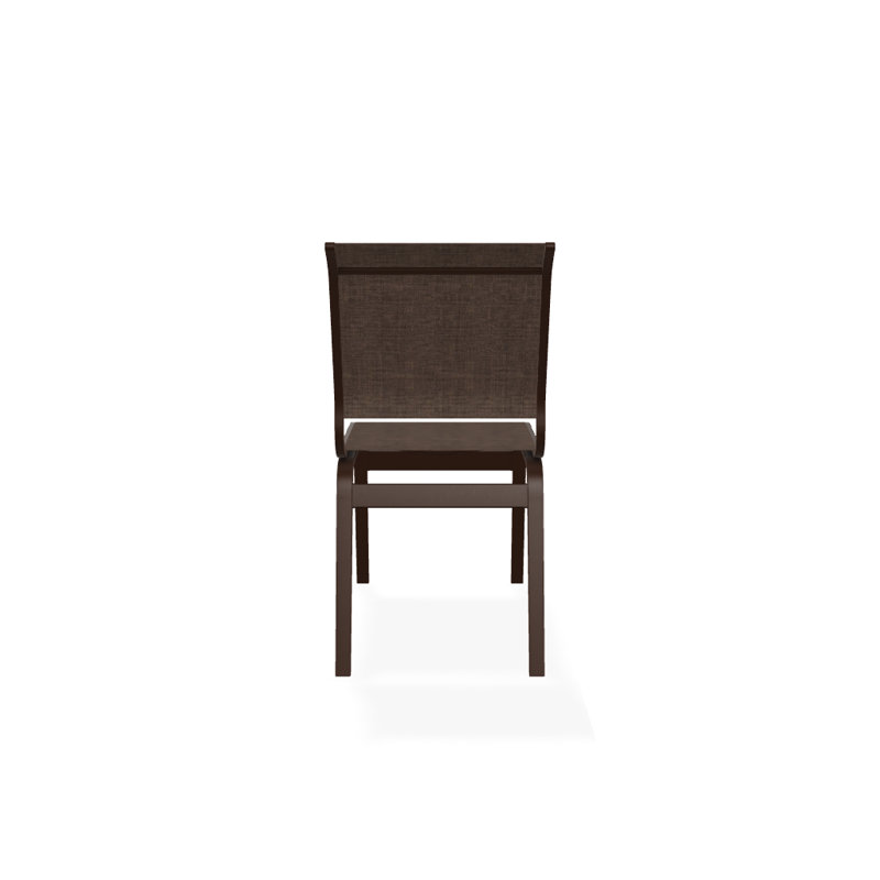 Chaise d'appoint de salle à manger Hiraku, Moka Sunbrella®, Kona texturé